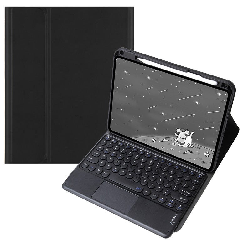 For Ipad Air6 Tablet Protective Cover Bluetooth Square Cap Touch Keyboard Magnetic Suction 10 Generation Upper Pen Slot Protective Cover - Image 3